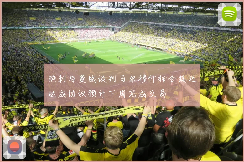 热刺与曼城谈判马尔穆什转会接近达成协议预计下周完成交易
